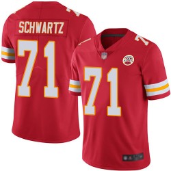 Limited Men's Mitchell Schwartz Red Home Jersey - #71 Football Kansas City Chiefs Vapor Untouchable