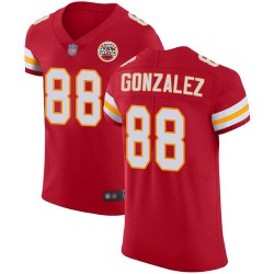 Elite Men's Tony Gonzalez Red Home Jersey - #88 Football Kansas City Chiefs Vapor Untouchable