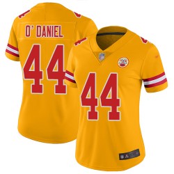 Limited Women's Dorian O'Daniel Gold Jersey - #44 Football Kansas City Chiefs Inverted Legend
