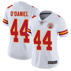Limited Women's Dorian O'Daniel White Road Jersey - #44 Football Kansas City Chiefs Vapor Untouchable