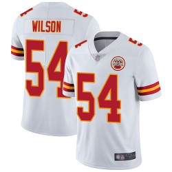 Limited Youth Damien Wilson White Road Jersey - #54 Football Kansas City Chiefs Vapor Untouchable