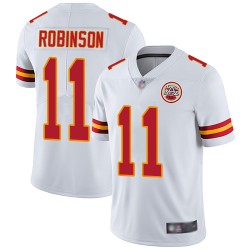 Limited Youth Demarcus Robinson White Road Jersey - #11 Football Kansas City Chiefs Vapor Untouchable
