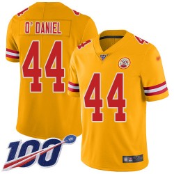 Limited Youth Dorian O'Daniel Gold Jersey - #44 Football Kansas City Chiefs 100th Season Inverted Legend