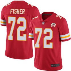 Limited Youth Eric Fisher Red Home Jersey - #72 Football Kansas City Chiefs Vapor Untouchable