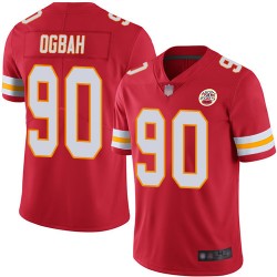 Limited Youth Emmanuel Ogbah Red Home Jersey - #90 Football Kansas City Chiefs Vapor Untouchable