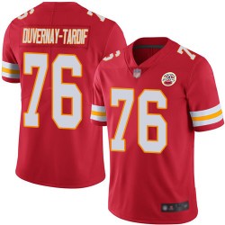 Limited Youth Laurent Duvernay-Tardif Red Home Jersey - #76 Football Kansas City Chiefs Vapor Untouchable