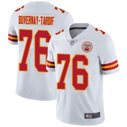 Limited Youth Laurent Duvernay-Tardif White Road Jersey - #76 Football Kansas City Chiefs Vapor Untouchable