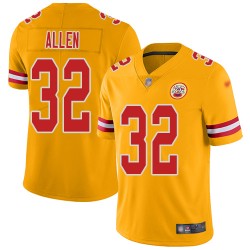 Limited Youth Marcus Allen Gold Jersey - #32 Football Kansas City Chiefs Inverted Legend