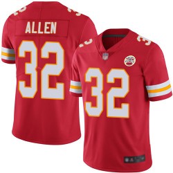Limited Youth Marcus Allen Red Home Jersey - #32 Football Kansas City Chiefs Vapor Untouchable