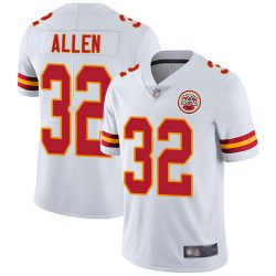 Limited Youth Marcus Allen White Road Jersey - #32 Football Kansas City Chiefs Vapor Untouchable
