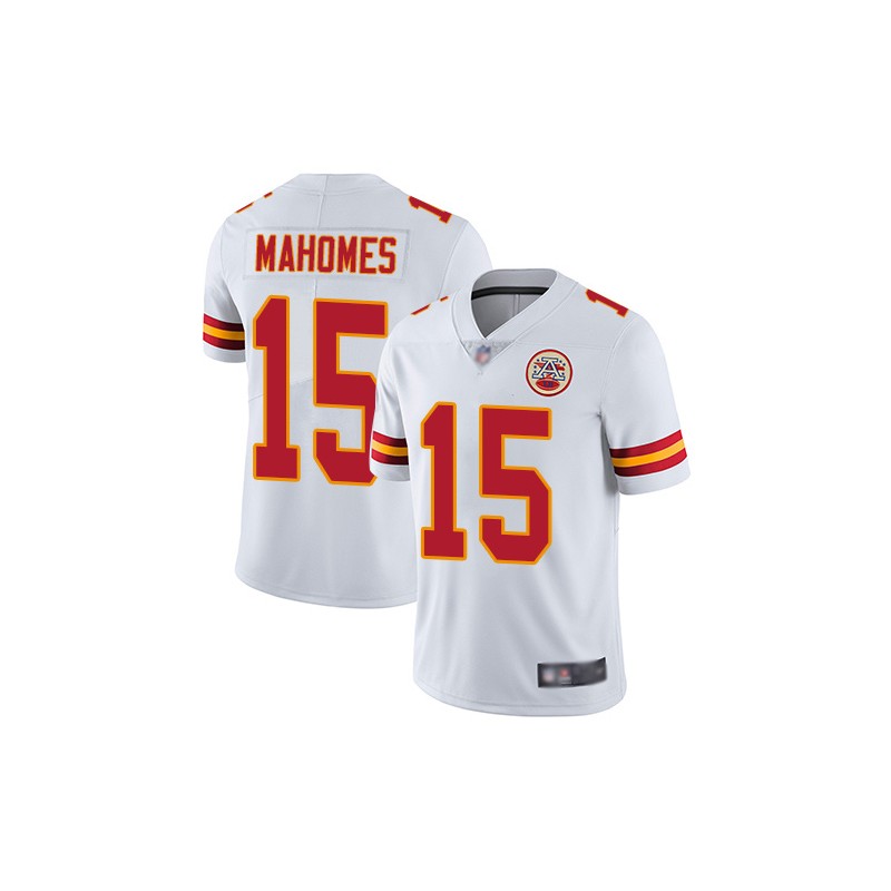 Limited Youth Patrick Mahomes White Road Jersey - #15 Football