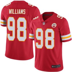 Limited Youth Xavier Williams Red Home Jersey - #98 Football Kansas City Chiefs Vapor Untouchable