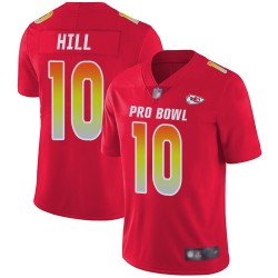 Limited Youth Tyreek Hill Red Jersey - #10 Football Kansas City Chiefs AFC 2019 Pro Bowl