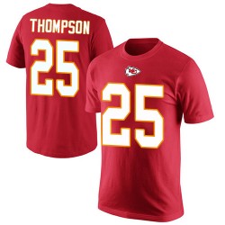 Darwin Thompson Red Rush Pride Name & Number - #25 Football Kansas City Chiefs T-Shirt