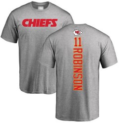Demarcus Robinson Ash Backer - #11 Football Kansas City Chiefs T-Shirt