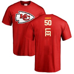 Darron Lee Red Backer - #50 Football Kansas City Chiefs T-Shirt