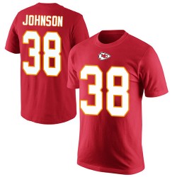 Dontae Johnson Red Rush Pride Name & Number - #38 Football Kansas City Chiefs T-Shirt