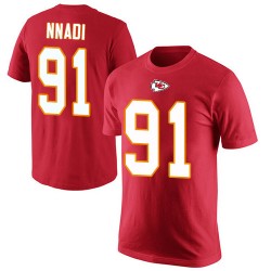 Derrick Nnadi Red Rush Pride Name & Number - #91 Football Kansas City Chiefs T-Shirt