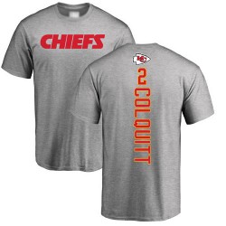 Dustin Colquitt Ash Backer - #2 Football Kansas City Chiefs T-Shirt