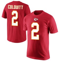 Dustin Colquitt Red Rush Pride Name & Number - #2 Football Kansas City Chiefs T-Shirt