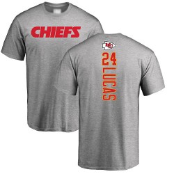 Jordan Lucas Ash Backer - #24 Football Kansas City Chiefs T-Shirt