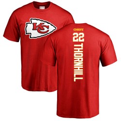 Juan Thornhill Red Backer - #22 Football Kansas City Chiefs T-Shirt