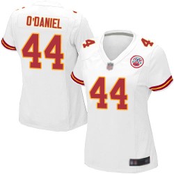 Game Women's Dorian O'Daniel White Road Jersey - #44 Football Kansas City Chiefs