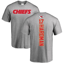 Mecole Hardman Ash Backer - #17 Football Kansas City Chiefs T-Shirt