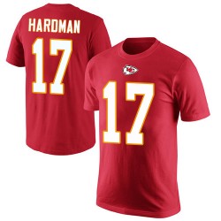 Mecole Hardman Red Rush Pride Name & Number - #17 Football Kansas City Chiefs T-Shirt