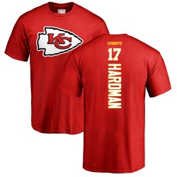 Mecole Hardman Red Backer - #17 Football Kansas City Chiefs T-Shirt