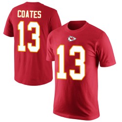 Sammie Coates Red Rush Pride Name & Number - #13 Football Kansas City Chiefs T-Shirt