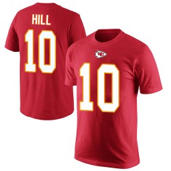 Tyreek Hill Red Rush Pride Name & Number - #10 Football Kansas City Chiefs T-Shirt