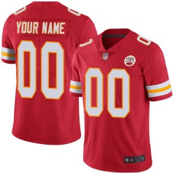 Limited Men's Red Home Jersey - Football Customized Kansas City Chiefs Vapor Untouchable