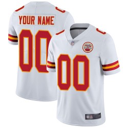 Limited Youth White Road Jersey - Football Customized Kansas City Chiefs Vapor Untouchable