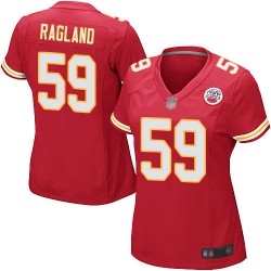 Game Women's Reggie Ragland Red Home Jersey - #59 Football Kansas City Chiefs
