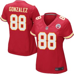 Game Women's Tony Gonzalez Red Home Jersey - #88 Football Kansas City Chiefs