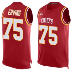 Limited Men's Cameron Erving Red Jersey - #75 Football Kansas City Chiefs Player Name & Number Tank Top