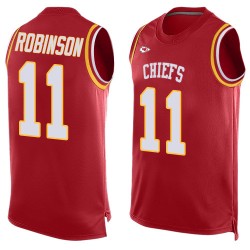 Limited Men's Demarcus Robinson Red Jersey - #11 Football Kansas City Chiefs Player Name & Number Tank Top