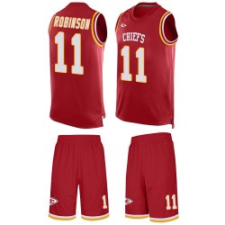Limited Men's Demarcus Robinson Red Jersey - #11 Football Kansas City Chiefs Tank Top Suit