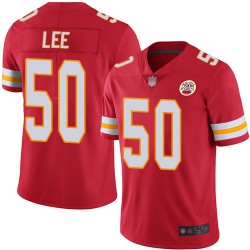 Limited Men's Darron Lee Red Home Jersey - #50 Football Kansas City Chiefs Vapor Untouchable