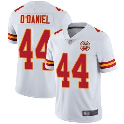 Limited Men's Dorian O'Daniel White Road Jersey - #44 Football Kansas City Chiefs Vapor Untouchable