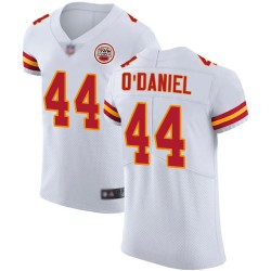 Elite Men's Dorian O'Daniel White Road Jersey - #44 Football Kansas City Chiefs Vapor Untouchable