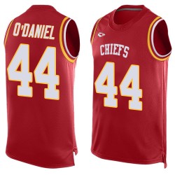 Limited Men's Dorian O'Daniel Red Jersey - #44 Football Kansas City Chiefs Player Name & Number Tank Top