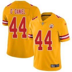 Limited Men's Dorian O'Daniel Gold Jersey - #44 Football Kansas City Chiefs Inverted Legend