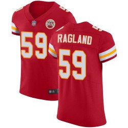Elite Men's Reggie Ragland Red Home Jersey - #59 Football Kansas City Chiefs Vapor Untouchable